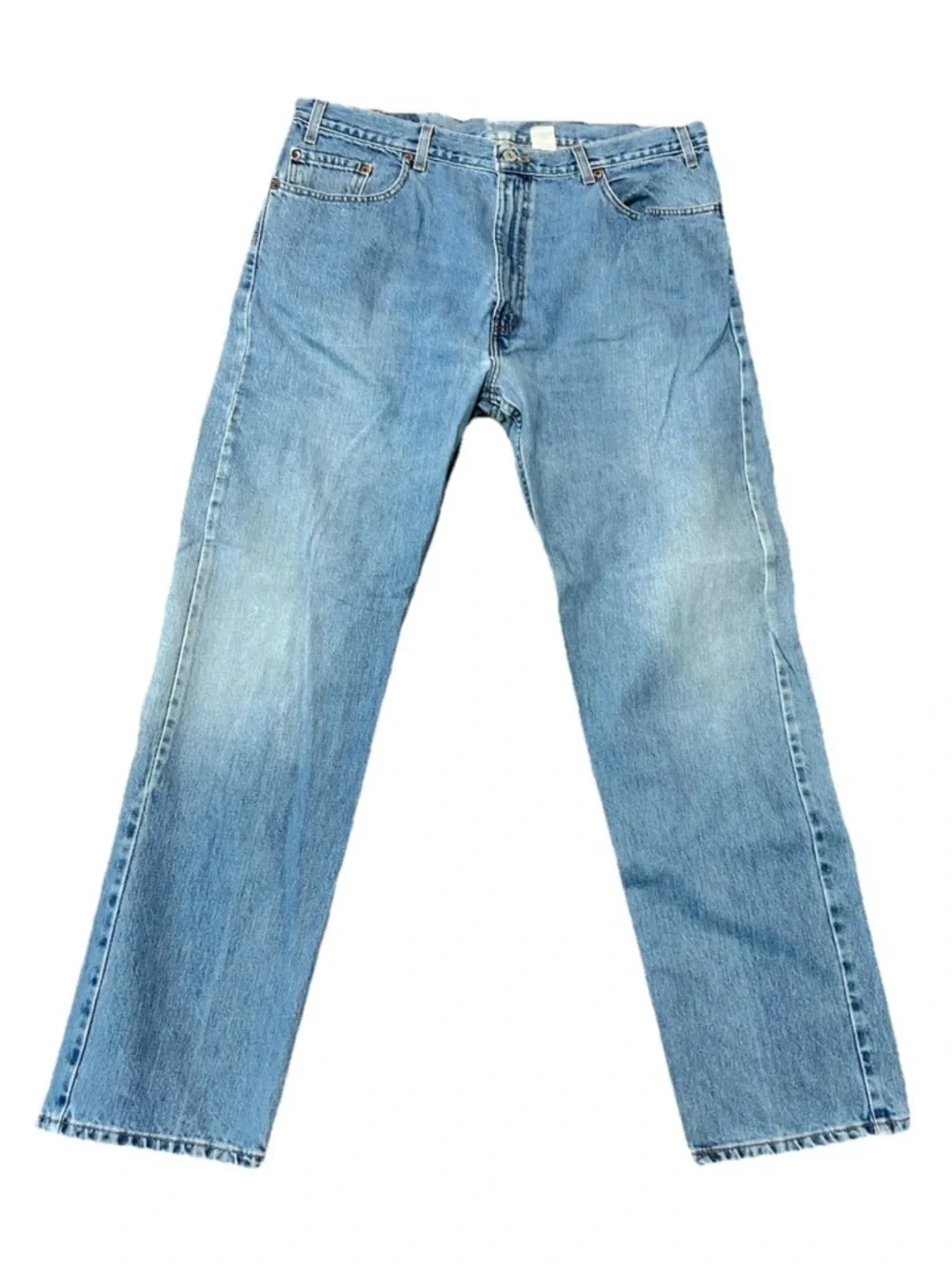 Levi's 505 Jeans Men's 40x32 Straight Leg Blue Denim Regular Fit Vintage Y2K